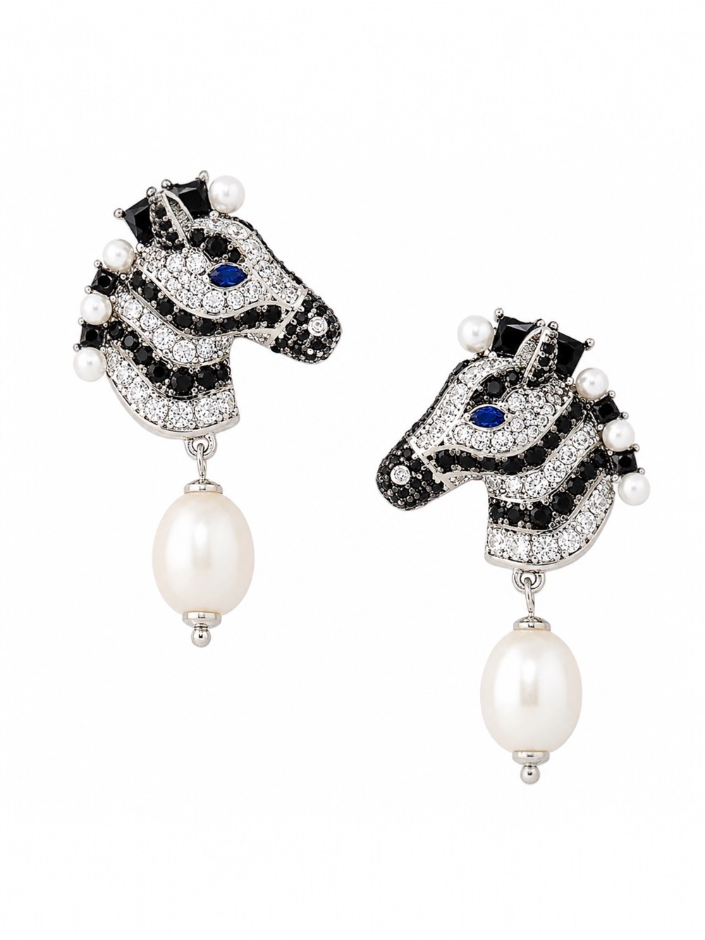 Kate Spade Earn Your Stripes Drop Earrings.